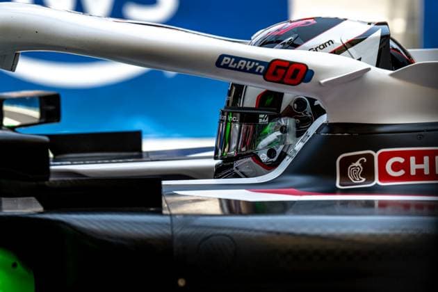 SAO PAULO, BRAZIL: Oliver Bearman, racing for the Haas F1 team during the 2024 Formula 1 Sao Paulo Grand Prix at the Interlagos Circuit in Sao Paulo, Brazil