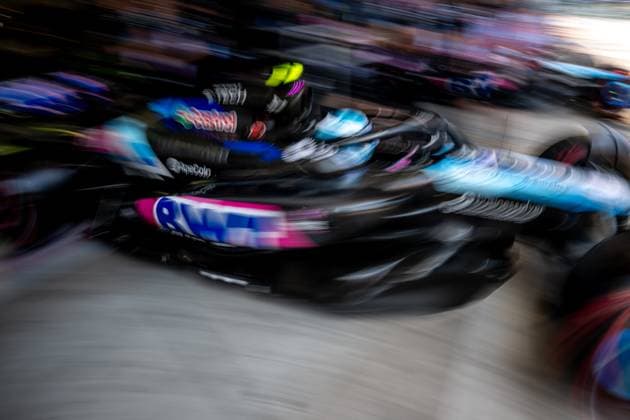 SAO PAULO, BRAZIL: Pierre Gasly, racing for the Alpine team during the 2024 Formula 1 Sao Paulo Grand Prix at the Interlagos Circuit in Sao Paulo, Brazil