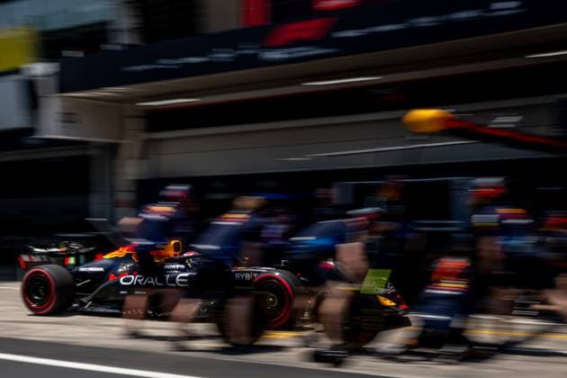 SAO PAULO, BRAZIL: Max Verstappen, racing for the Red Bull Racing team during the 2024 Formula 1 Sao Paulo Grand Prix at the Interlagos Circuit in Sao Paulo, Brazil