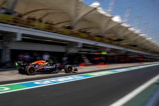 SAO PAULO, BRAZIL: Max Verstappen, racing for the Red Bull Racing team during the 2024 Formula 1 Sao Paulo Grand Prix at the Interlagos Circuit in Sao Paulo, Brazil