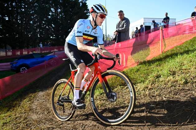 2024 UEC Cyclo-Cross EC - Media Activities PONTEVEDRA, SPAIN - NOVEMBER 02 : DE BRUYCKERE Kay of Belgium pictured during a training session prior to the 2024 UEC Cyclo-Cross European Championships on November 02, 2024 in Pontevedra, Spain, 02 11 2024 Pontevedra Spain  Copyright: xNicoxVereeckenx