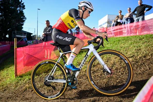 2024 UEC Cyclo-Cross EC - Media Activities PONTEVEDRA, SPAIN - NOVEMBER 02 : CANT Sanne of Belgium pictured during a training session prior to the 2024 UEC Cyclo-Cross European Championships on November 02, 2024 in Pontevedra, Spain, 02 11 2024 Pontevedra Spain  Copyright: xNicoxVereeckenx