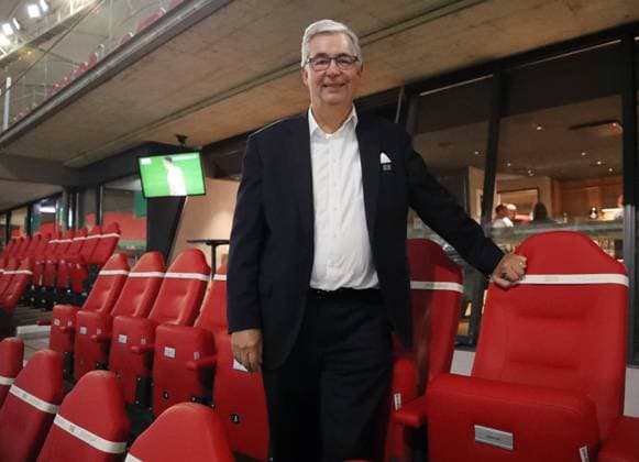 29 10 24 VfB Stuttgart Dietmar Allgaier Germany, Stuttgart, 29 10 2024, Football, Bundesliga, VfB Stuttgart Dietmar Allgaier President