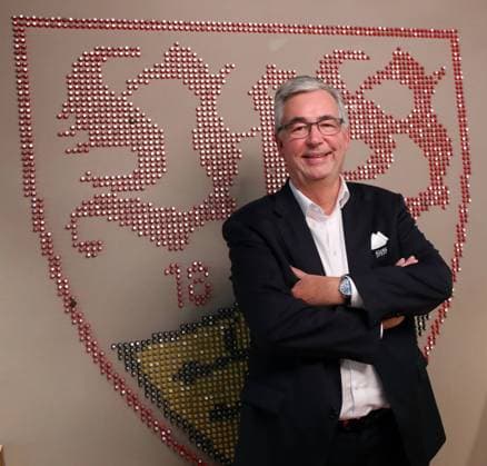 29 10 24 VfB Stuttgart Dietmar Allgaier Germany, Stuttgart, 29 10 2024, Football, Bundesliga, VfB Stuttgart Dietmar Allgaier President