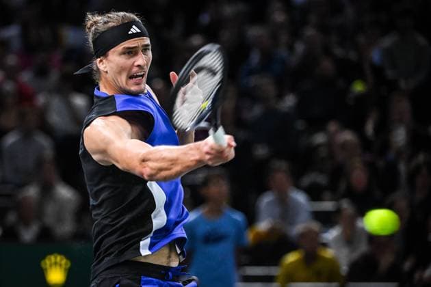 Tennis, ATP Tournament in Paris, Holger Rune - Alexander Zverev