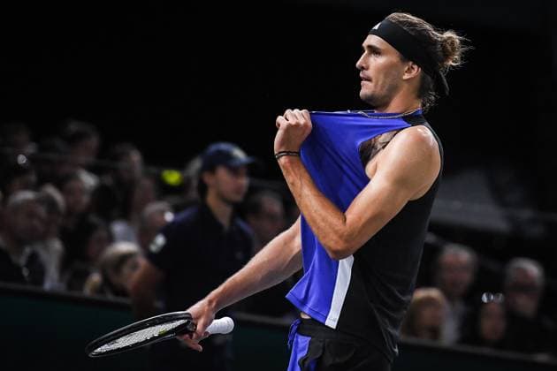 November 2, 2024, Paris, France, France: Alexander ZVEREV of Germany during the six day of the Rolex Paris Masters 1000 tennis tournament at Accor Arena on November 02, 2024 in Paris, France. Paris France - ZUMAm308 20241102_zsp_m308_007 Copyright: xMatthieuxMirvillex