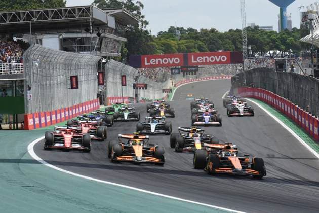 Formula 1 Sao Paulo GP sprint race Sao paulo (sp), 11 02 2024 formula1 gp interlagos sp start of the sprint race of the sao paulo gp that takes place, this saturday (2), at the interlagos racetrack, in the south zone of the capital of sao paulo, at the lenovo formula 1 grand prix of sao paulo 2024. (Foto: Julio D Paula Thenews2 imago images)  Copyright: xJulioxD Paulax