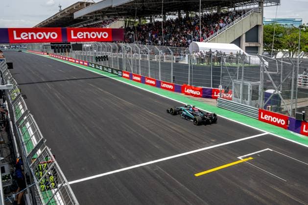 SAO PAULO, BRAZIL: George Russell, racing for the Mercedes team during the 2024 Formula 1 Sao Paulo Grand Prix at the Interlagos Circuit in Sao Paulo, Brazil
