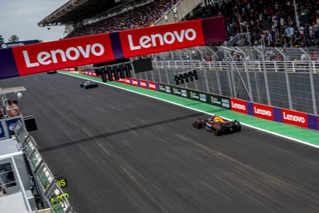 SAO PAULO, BRAZIL: Sergio Perez, racing for the Red Bull Racing team during the 2024 Formula 1 Sao Paulo Grand Prix at the Interlagos Circuit in Sao Paulo, Brazil
