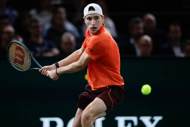 Tennis, ATP Tournament in Paris, Karen Abgarovich Khachanov - Ugo Humbert