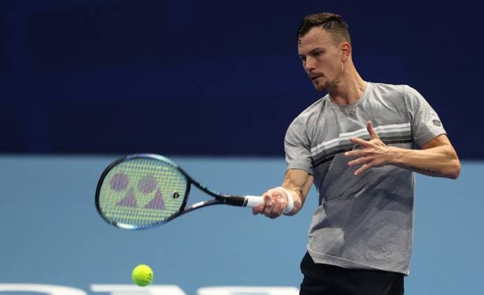 02.11.2024 Belgrade(Serbia) Belgrade Open ATP, Tennis Herren Series men s singles Marton Fucsovics Hungary :