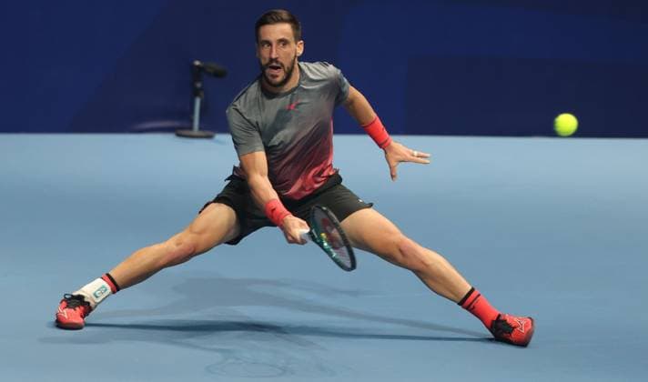 02.11.2024 Belgrade(Serbia) Belgrade Open ATP, Tennis Herren Series men s singles Damir Dzumhur Bosnia and Herzegovina :