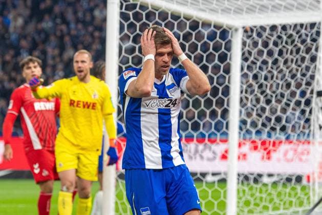 Soccer, Men, Season 2024 2025, 2 Bundesliga 11 Matchday , Hertha BSC 1 FC Köln, Florian Niederlechner Hertha BSC , 02 11 2024, Copyright: xSebastianxRäppold MatthiasxKochx