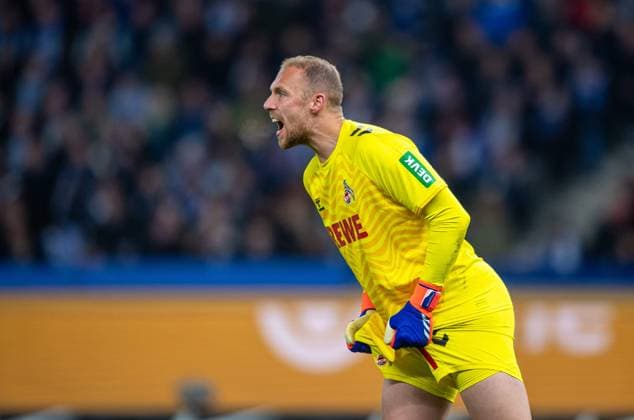 Soccer, Men, Season 2024 2025, 2 Bundesliga 11 Matchday , Hertha BSC 1 FC Köln, Goalkeeper Marvin Schwäbe 1 FC Köln , 02 11 2024, Copyright: xSebastianxRäppold MatthiasxKochx