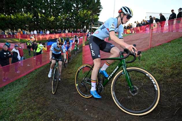 2024 UEC Cyclo-Cross EC - Women Juniors PONTEVEDRA, SPAIN - NOVEMBER 03 : Laurijssen Sanne (BEL) in action during the 2024 UEC Cyclo-Cross European Championships for Women Juniors on November 03, 2024 in Pontevedra, Spain, 03 11 2024 Pontevedra Spain  Copyright: xNicoxVereeckenx