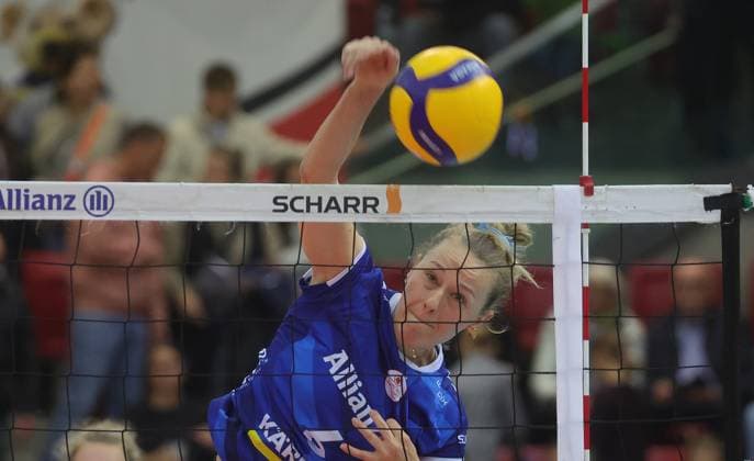 Stuttgart , Volleyball Bundesliga Women, Allianz MTV Stuttgart vs Dresdner SC , Antonia Stautz Stgt