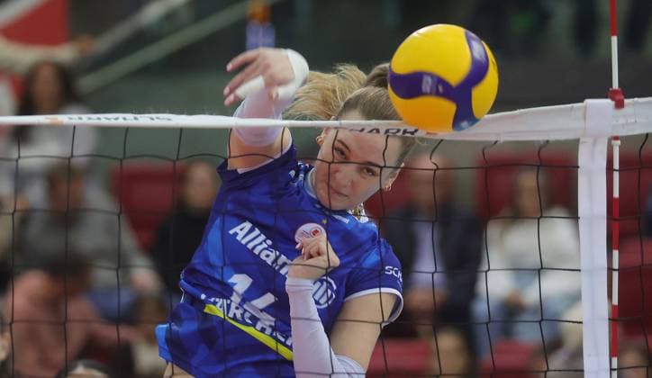 Stuttgart , Volleyball Bundesliga Women, Allianz MTV Stuttgart vs Dresdner SC , Kelsey Veltman Stgt