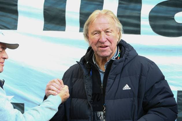 GER, Hamburg, Football, DFB, HSV vs 1 FC Nuernberg, im Volkspark Stadion, 03 11 2024, v l Horst Hrubesch DFL regulations prohibit any use of photographs as image sequences and or quasi video Copyright: HMBxMedia FernandoxSoares