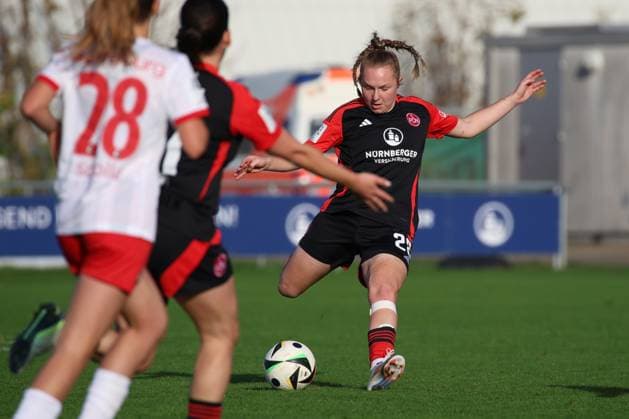 03 11 2024 Soccer Season 2024 2025 2 Women Soccer Bundesliga 09 Matchday 1 FC Nürnberg FCN Club Clubfrauen SC Freiburg II Sportfoto Zink DC DaEn xdcxdex Madeleine Steck 28, 1 FC Nürnberg FCN