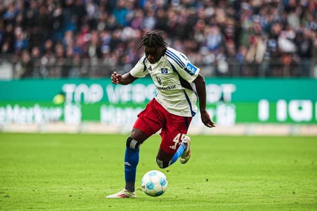 Fabio Balde Hamburger SV, 45 GER, Hamburger SV vs 1 FC Nuernberg, Football, 2 Bundesliga, Matchday 11, Season 2024 2025, 03 11 2024 DFL REGULATES PROHIBIT ANY USE OF PHOTOGRAPHS AS IMAGE SEQUENCES AND OR QUASI VIDEO GER, Hamburger SV vs 1 FC Nuernberg, Football, 2 Bundesliga, Matchday 11, Season 2024 2025, 03 11 2024 Hamburg Copyright: xEibner-Pressefoto MarcelxvonxFehrnx EP_MFN