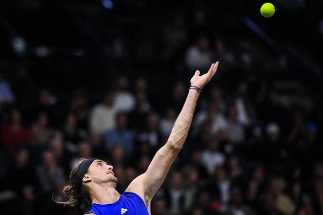 November 3, 2024, Paris, France, France: Alexander ZVEREV of Germany during the seventh day of the Rolex Paris Masters 1000 tennis tournament at Accor Arena on November 03, 2024 in Paris, France. Paris France - ZUMAm308 20241103_zsp_m308_008 Copyright: xMatthieuxMirvillex