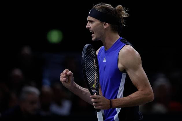 Tennis, ATP Tournament in Paris, Final, Zverev - Humbert
