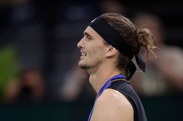 ROLEX PARIS MASTERS TENNIS 2024 Paris, 03 11 2024 Final, Alexander Zverev GER Ugo Humbert FRA v l Award ceremony Rolex Masters 2024, winner Alexander Zverev GER winner fist, cheering Copyright: AntonioxBorga