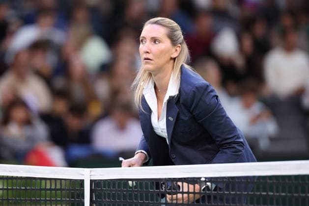 ROLEX PARIS MASTERS TENNIS 2024 Thierry Larret Maxppp. Tennis. Rolex Paris Masters. Accorhotels Arena, Paris (75), le 3 Novembre 2024. Finale : Alexander ZVEREV (GER) vs Ugo HUMBERT (FRA). Aurelie TOURTE juge arbitre Paris (75) ACCORHOTELS ARENA ILE DE FRANCE FRANCE  Copyright: xMAXPPPxThierryxLarretx TL_20241103_1000 0777793964st