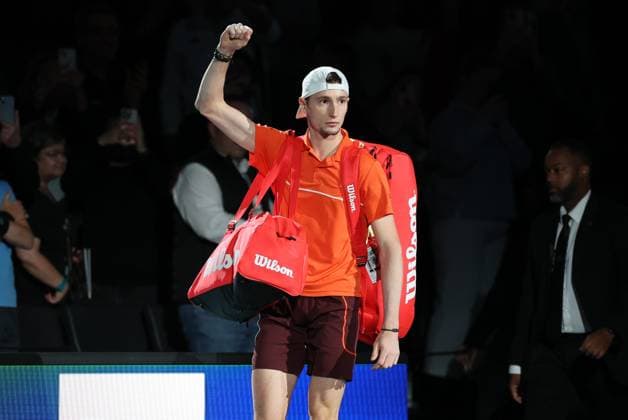 ROLEX PARIS MASTERS TENNIS 2024 Thierry Larret Maxppp. Tennis. Rolex Paris Masters. Accorhotels Arena, Paris (75), le 3 Novembre 2024. Finale : Alexander ZVEREV (GER) vs Ugo HUMBERT (FRA). Paris (75) ACCORHOTELS ARENA ILE DE FRANCE FRANCE  Copyright: xMAXPPPxThierryxLarretx TL_20241103_1003 0777793968st
