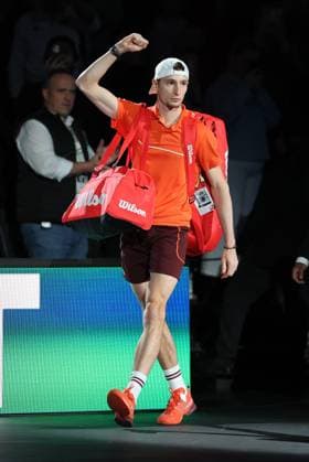 ROLEX PARIS MASTERS TENNIS 2024 Thierry Larret Maxppp. Tennis. Rolex Paris Masters. Accorhotels Arena, Paris (75), le 3 Novembre 2024. Finale : Alexander ZVEREV (GER) vs Ugo HUMBERT (FRA). Paris (75) ACCORHOTELS ARENA ILE DE FRANCE FRANCE  Copyright: xMAXPPPxThierryxLarretx TL_20241103_1004 0777793971st