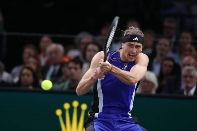 ROLEX PARIS MASTERS TENNIS 2024 Thierry Larret Maxppp. Tennis. Rolex Paris Masters. Accorhotels Arena, Paris (75), le 3 Novembre 2024. Finale : Alexander ZVEREV (GER) vs Ugo HUMBERT (FRA). Paris (75) ACCORHOTELS ARENA ILE DE FRANCE FRANCE  Copyright: xMAXPPPxThierryxLarretx TL_20241103_1010 0777793984st
