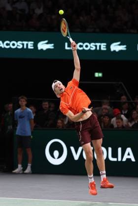 ROLEX PARIS MASTERS TENNIS 2024 Thierry Larret Maxppp. Tennis. Rolex Paris Masters. Accorhotels Arena, Paris (75), le 3 Novembre 2024. Finale : Alexander ZVEREV (GER) vs Ugo HUMBERT (FRA). Paris (75) ACCORHOTELS ARENA ILE DE FRANCE FRANCE  Copyright: xMAXPPPxThierryxLarretx TL_20241103_1019 0777794030st