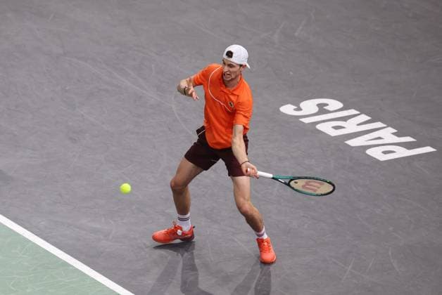 ROLEX PARIS MASTERS TENNIS 2024 Thierry Larret Maxppp. Tennis. Rolex Paris Masters. Accorhotels Arena, Paris (75), le 3 Novembre 2024. Finale : Alexander ZVEREV (GER) vs Ugo HUMBERT (FRA). Paris (75) ACCORHOTELS ARENA ILE DE FRANCE FRANCE  Copyright: xMAXPPPxThierryxLarretx TL_20241103_1034 0777794152st