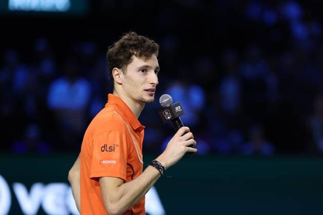 ROLEX PARIS MASTERS TENNIS 2024 Thierry Larret Maxppp. Tennis. Rolex Paris Masters. Accorhotels Arena, Paris (75), le 3 Novembre 2024. Finale : Alexander ZVEREV (GER) vs Ugo HUMBERT (FRA). Paris (75) ACCORHOTELS ARENA ILE DE FRANCE FRANCE  Copyright: xMAXPPPxThierryxLarretx TL_20241103_1048 0777794220st