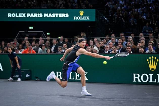 Final Of The Rolex Paris Masters German tennis player, Alexander Zverev, wins the final of the Rolex Paris Masters 2024 against Ugo Humbert, french tennis player on November 3, 2024. Photo by Tomas Stevens ABACAPRESS.COM Paris France  Copyright: xStevensxTomas ABACAx