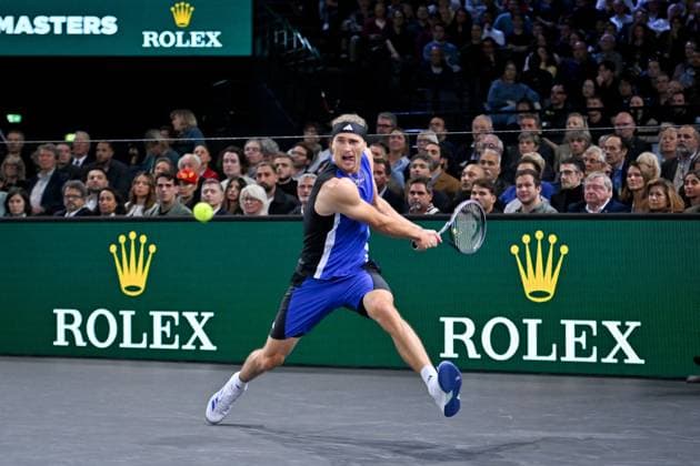 Final Of The Rolex Paris Masters German tennis player, Alexander Zverev, wins the final of the Rolex Paris Masters 2024 against Ugo Humbert, french tennis player on November 3, 2024. Photo by Tomas Stevens ABACAPRESS.COM Paris France  Copyright: xStevensxTomas ABACAx