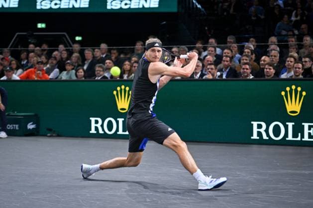 Final Of The Rolex Paris Masters German tennis player, Alexander Zverev, wins the final of the Rolex Paris Masters 2024 against Ugo Humbert, french tennis player on November 3, 2024. Photo by Tomas Stevens ABACAPRESS.COM Paris France  Copyright: xStevensxTomas ABACAx