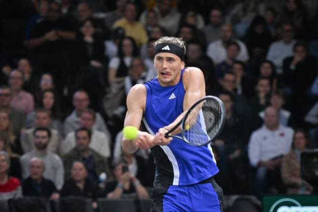 Final Of The Rolex Paris Masters German tennis player, Alexander Zverev, wins the final of the Rolex Paris Masters 2024 against Ugo Humbert, french tennis player on November 3, 2024. Photo by Tomas Stevens ABACAPRESS.COM Paris France  Copyright: xStevensxTomas ABACAx