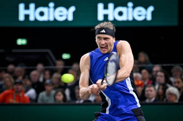 Final Of The Rolex Paris Masters German tennis player, Alexander Zverev, wins the final of the Rolex Paris Masters 2024 against Ugo Humbert, french tennis player on November 3, 2024. Photo by Tomas Stevens ABACAPRESS.COM Paris France  Copyright: xStevensxTomas ABACAx