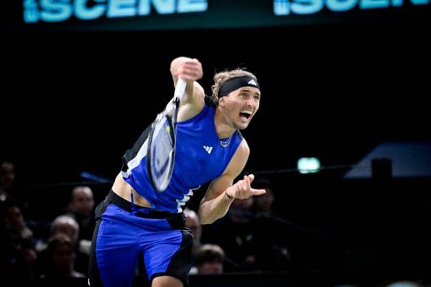 Final Of The Rolex Paris Masters German tennis player, Alexander Zverev, wins the final of the Rolex Paris Masters 2024 against Ugo Humbert, french tennis player on November 3, 2024. Photo by Tomas Stevens ABACAPRESS.COM Paris France  Copyright: xStevensxTomas ABACAx