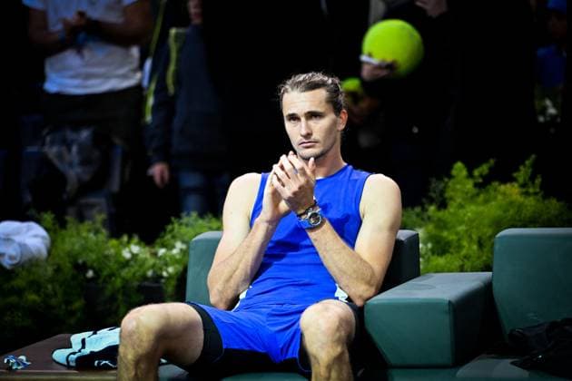 Final Of The Rolex Paris Masters German tennis player, Alexander Zverev, wins the final of the Rolex Paris Masters 2024 against Ugo Humbert, french tennis player on November 3, 2024. Photo by Tomas Stevens ABACAPRESS.COM Paris France  Copyright: xStevensxTomas ABACAx