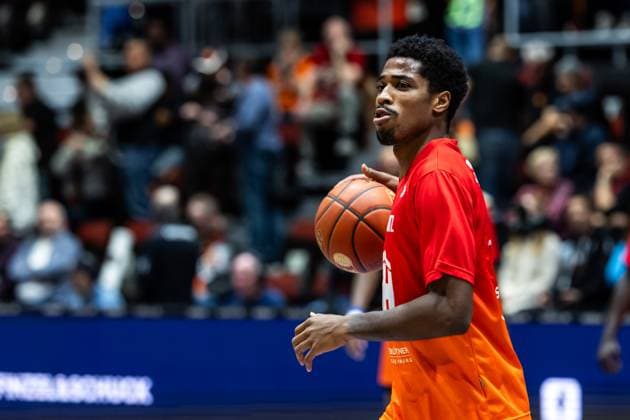 easyCredit Basketball Bundesliga, BBL, Season 2024 2025, Men 03 11 2024, Niners Chemnitz BG Göttingen, William Christmas Niners Chemnitz, No 8 Copyright Alexander Trienitz