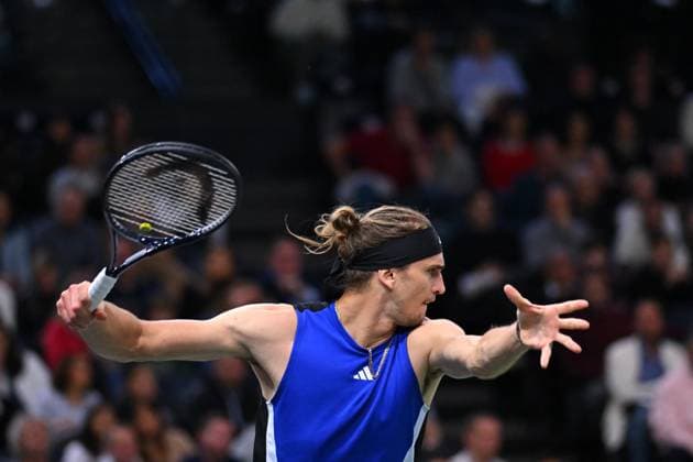 Final Of The Rolex Paris Masters Alexander Zverev (GER) wins his first Rolex Paris Masters defeating Ugo Humbert (FRA) at the 2024 Rolex Paris Masters at the Accor Arena in Paris, France, on November 3, 2024. Photo by Corinne Dubreuil ABACAPRESS.COM Paris France  Copyright: xDubreuilxCorinne ABACAx