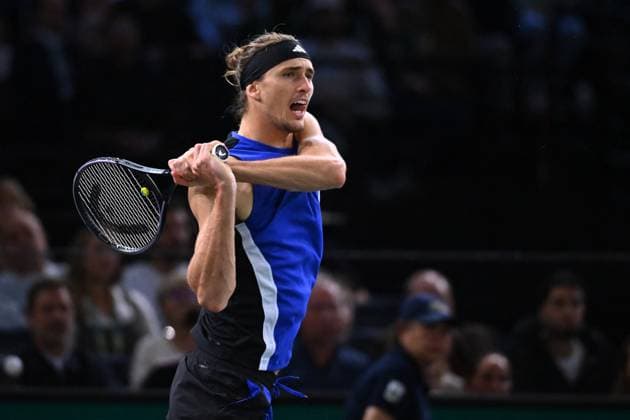 Final Of The Rolex Paris Masters Alexander Zverev (GER) wins his first Rolex Paris Masters defeating Ugo Humbert (FRA) at the 2024 Rolex Paris Masters at the Accor Arena in Paris, France, on November 3, 2024. Photo by Corinne Dubreuil ABACAPRESS.COM Paris France  Copyright: xDubreuilxCorinne ABACAx