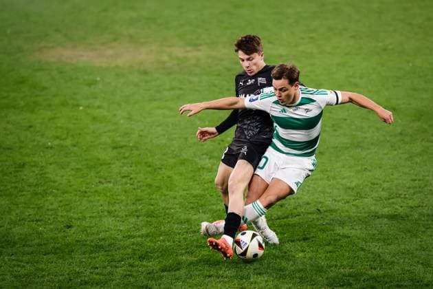 GDANSK 03.11.2024 PILKA NOZNA PKO BANK POLSKI EKSTRAKLASA MECZ Lechia Gdansk - Cracovia - - - FOOTBALL POLISH TOP LEAGUE MATCH GAME Lechia Gdansk - Cracovia - - - NZ CONRADO BUCHANELLI HOLZ , FILIP ROZGA , FOT. WOJCIECH FIGURSKI 058SPORT.PL NEWSPIX.PL --- newspix.pl 