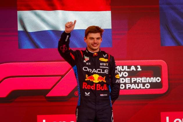 GP de Fórmula 1 Lenovo 2024 SP SÃO PAULO, SP - 03.11.2024: GP DE FÓRMULA 1 LENOVO 2024 SP - It will take place this Sunday (03) at the Interlagos racetrack, in the south of the capital of São Paulo, the 2024 Lenovo Formula 1 São Paulo Grand Prix. In the photo, the driver, Max Verstappen 1, RED BULL, champion of the GP in Brazil. (Photo: Aloisio Mauricio Fotoarena) x2645610x  AloisioxMauricio