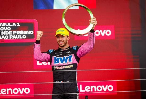 GP de Fórmula 1 Lenovo 2024 SP SÃO PAULO, SP - 03.11.2024: GP DE FÓRMULA 1 LENOVO 2024 SP - It will take place this Sunday (03) at the Interlagos racetrack, in the south of the capital of São Paulo, the 2024 Formula 1 Lenovo São Paulo Grand Prix. In the photo, third place, Pierre Gasly 10, ALPINE. (Photo: Aloisio Mauricio Fotoarena) x2645626x  AloisioxMauricio