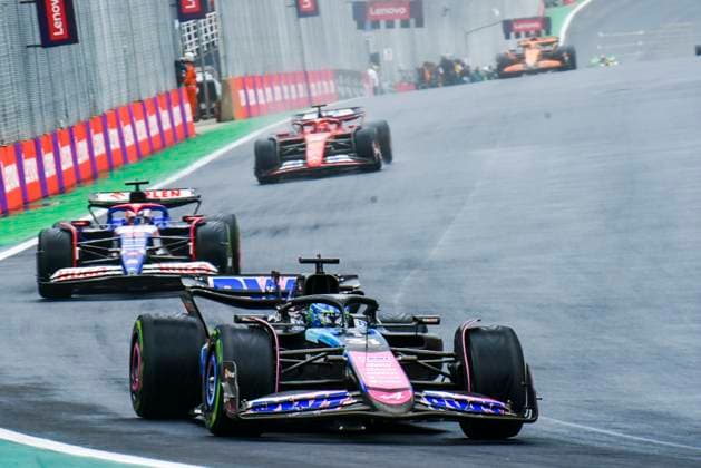 Gp sao paulo de formula 1 no brasil Sao paulo (sp), 11 03 2024 race sao paulo gp f1 alpine driver esteban ocon 31 takes second place in the sao paulo grand prix of formula 1, which takes place at the jose carlos pace racetrack in interlagos, this sunday, november 3, 2024 (Foto: Julio D Paula Thenews2 imago images) SPO  Copyright: xJulioxD Paulax