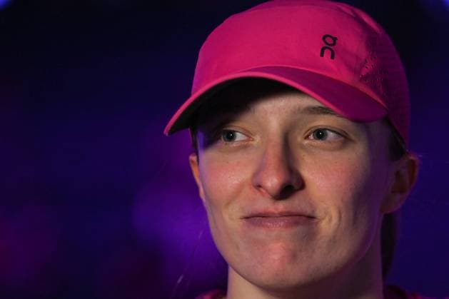 WTA, Tennis Damen Finals 2024 - Day 2 RIYADH, SAUDI ARABIA - NOVEMBER 03: Iga Swiatek of Poland during her match against Barbora Krejcikovas of Czech Republic on day 2 of the 2024 WTA Finals, part of the Hologic WTA Tour, held at King Saud University Indoor Arena on November 03, 2024, in Riyadh, Saudi Arabia. Riyadh Saudi Arabia  Copyright: xArturxWidakx originalFilename:widak-wtafinal241103_np71a.jpg