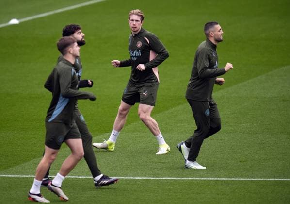 Football, CL, Manchester City, Training